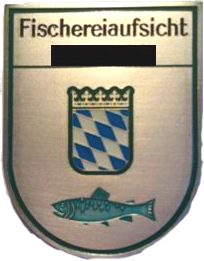 Plakette Fischereiaufseher